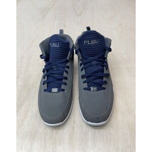 Mens FUBU Shoes Gray Blue Hi-Top Basketball Sneakers Size 11